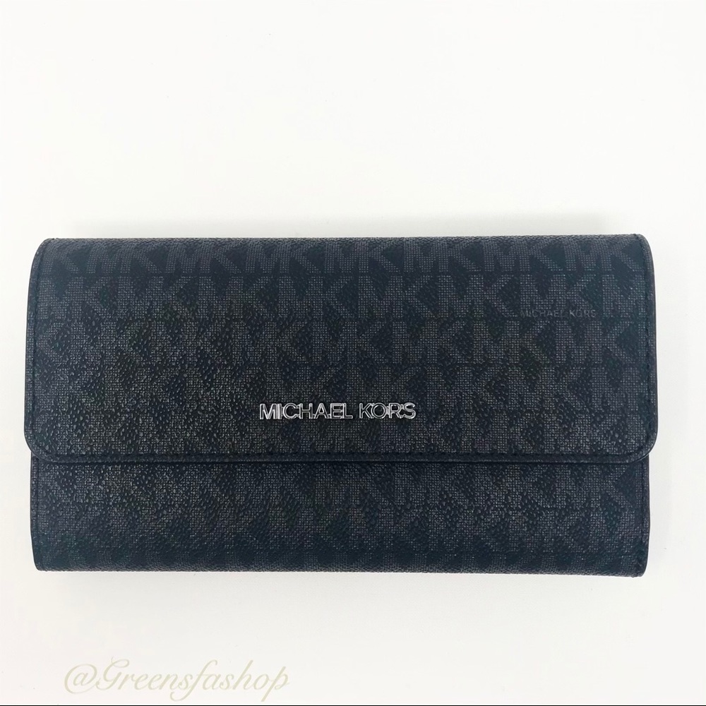 Michael Kors LG trifold Wallet black